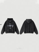 450g Cotton Vintage Old School Hiphop Printed Hoodie