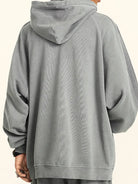 Vintage Number  Printed 410g Cotton Hoodie