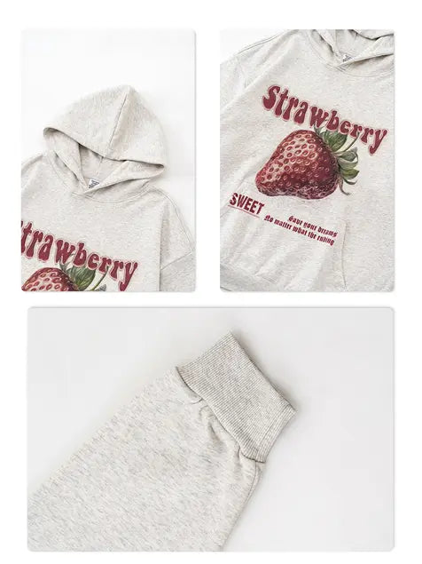 360g Strawberry Wash Old Cotton Hoodie Emma Bridess