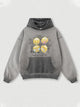 380g Emoji Wash Old Cotton Hoodie Emma Bridess