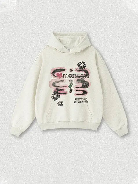 360g Skull Wash Old Cotton Hoodie Emma Bridess