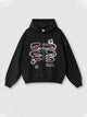 360g Skull Wash Old Cotton Hoodie Emma Bridess