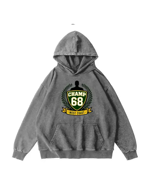 360g  NFL Wash Old Cotton Hoodie