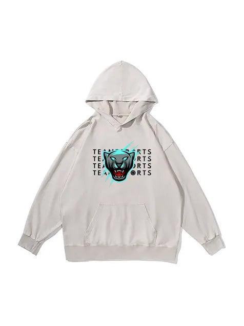360g  NFL Carolina Panthers Wash Old Cotton Hoodie