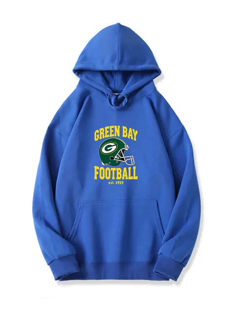 320g NFL Green Bay Packers Printed Cotton Hoodie Emma Bridess