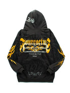 380g Goth Paris Zip-up Cotton Hoodie Emma Bridess