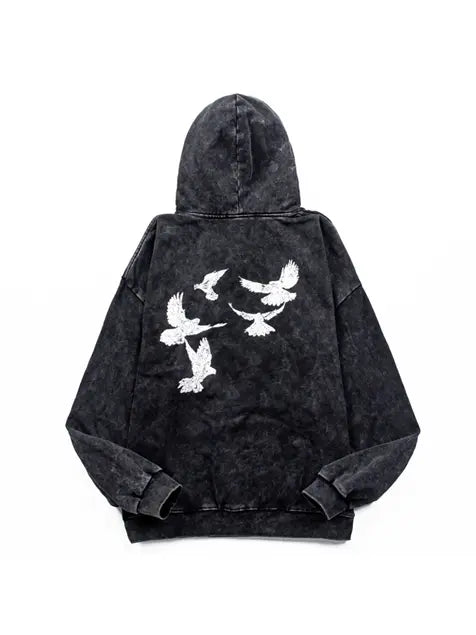 SAINT Dove Wash Old Hoodie Emma Bridess