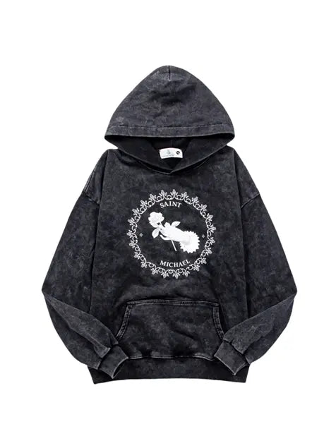 SAINT Dove Wash Old Hoodie Emma Bridess