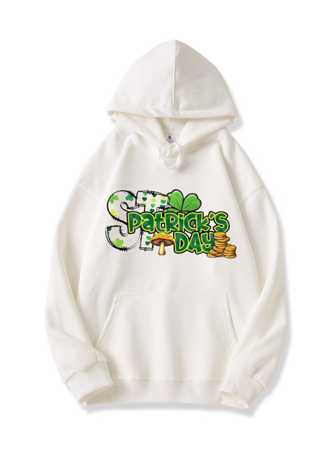 320g St. Patrick's Day Printed Cotton Hoodie Emma Bridess