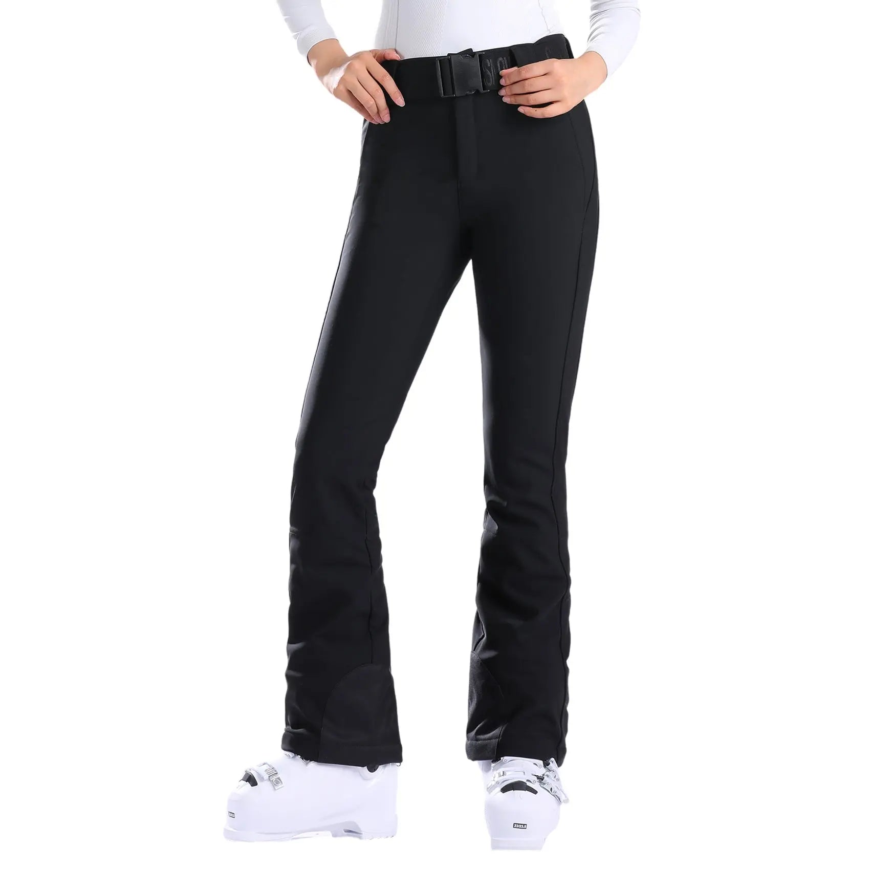 Women Slim Fit Ski Pants Thick Outdoor Snow Pants