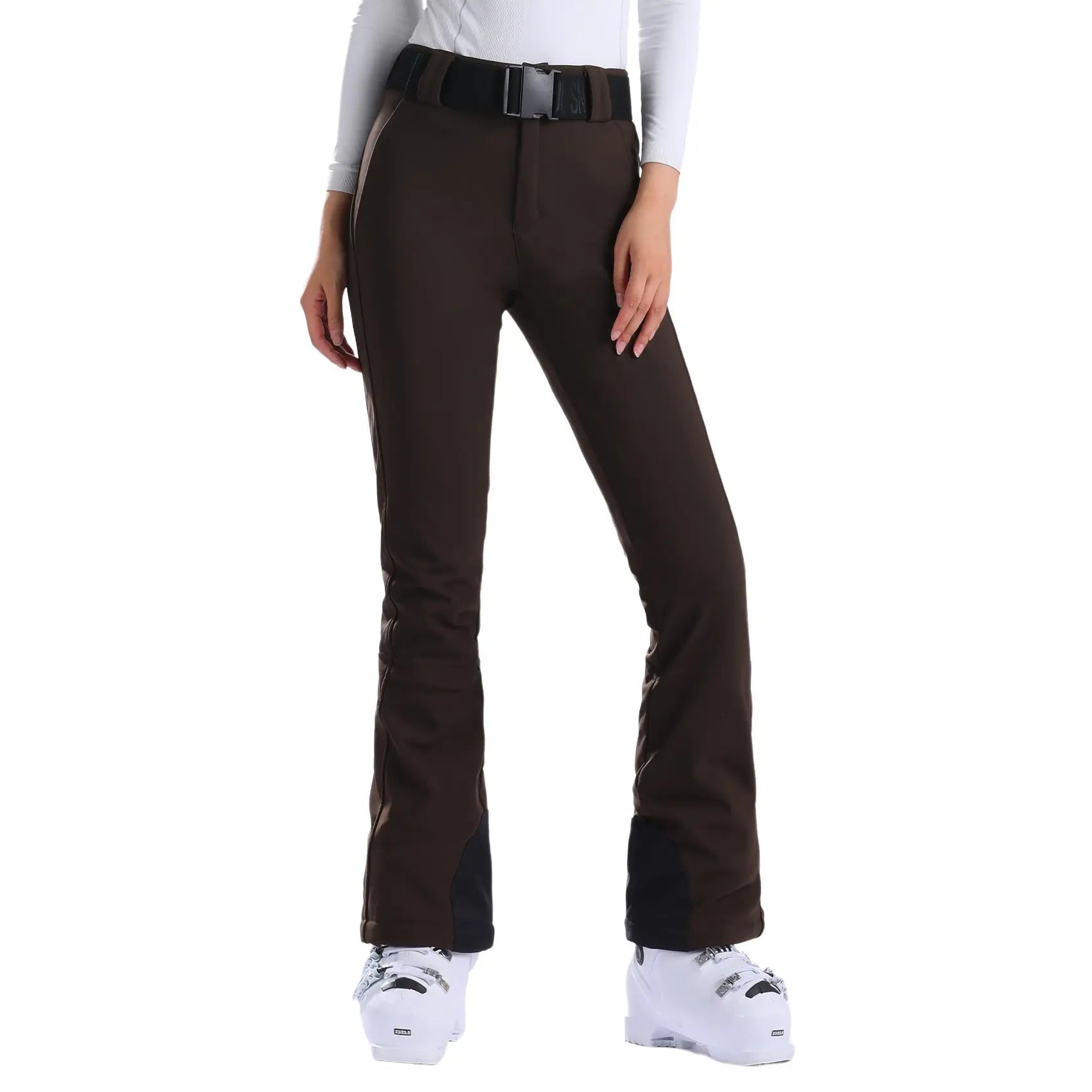 Women Slim Fit Ski Pants Thick Outdoor Snow Pants