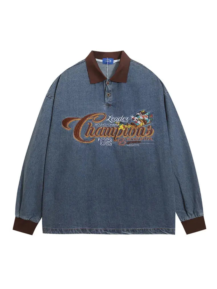 【名古屋限定カラー】Embroidery Polo Sweatshirt 名古屋限定カラー】Embroidery Polo Sweatshirt 名古屋限定