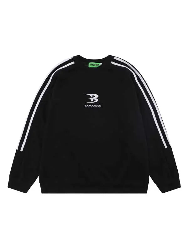 Letter graphic drop shoulder sweatshirt online
