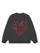 320g  Cotton Letter Printed Sweatshirt for Valentine's Day Emma Bridess