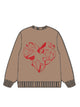 320g  Cotton Letter Printed Sweatshirt for Valentine's Day Emma Bridess