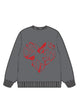 320g  Cotton Letter Printed Sweatshirt for Valentine's Day Emma Bridess