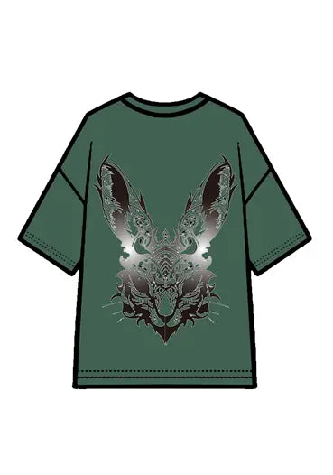270g Cotton Easter Future Rabbit Printed Wash Old T-shirt Emma Bridess