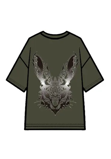 270g Cotton Easter Future Rabbit Printed Wash Old T-shirt Emma Bridess