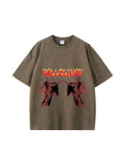 270g Cotton Easter Pray Printed Wash Old T-shirt Emma Bridess