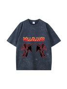 270g Cotton Easter Pray Printed Wash Old T-shirt Emma Bridess