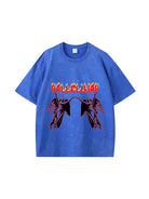 270g Cotton Easter Pray Printed Wash Old T-shirt Emma Bridess