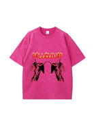 270g Cotton Easter Pray Printed Wash Old T-shirt Emma Bridess