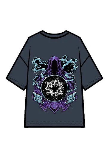 270g Cotton Easter Back Printed Wash Old T-shirt