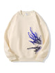 320g Red Back Butterfly Printed Cotton Sweatshirt Emma Bridess