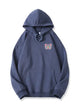 320g Back Colorful Butterfly Printed Cotton Hoodie Emma Bridess