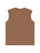 230g Cotton Saturn Printed Sleeveless Wash Old T-shirt Emma Bridess