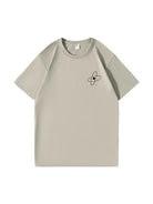 270g Cotton Saturn Printed Wash Old T-shirt Emma Bridess