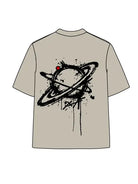 270g Cotton Saturn Printed Wash Old T-shirt Emma Bridess