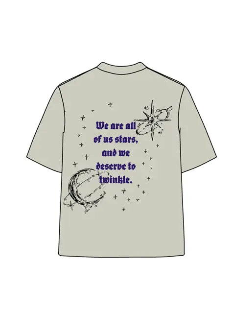 270g Cotton Cyberpunk Interstellar Wash Old T-shirt Emma Bridess