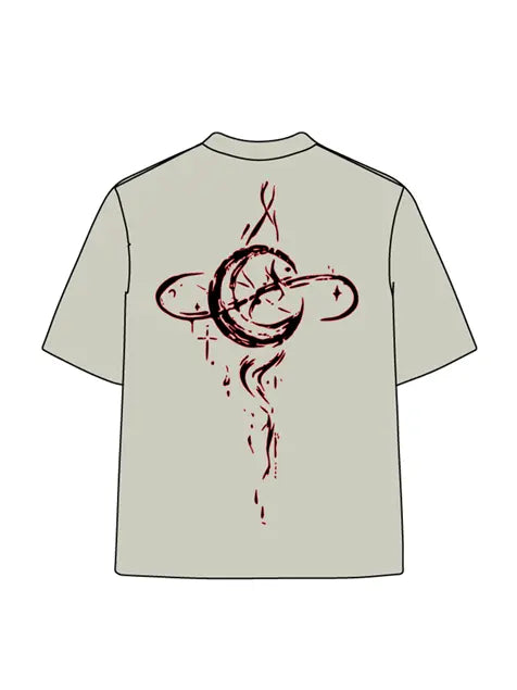 270g Cotton Red Planet Wash Old T-shirt Emma Bridess