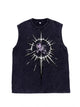 230g Cotton Astronaut Interstellar Wash Old Sleeveless T-shirt Emma Bridess
