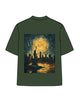 270g Cotton Star Night Liberty Island Wash Old T-shirt Emma Bridess