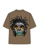 270g Cotton Hip-hop Dollar Printed Wash Old T-shirt Emma Bridess