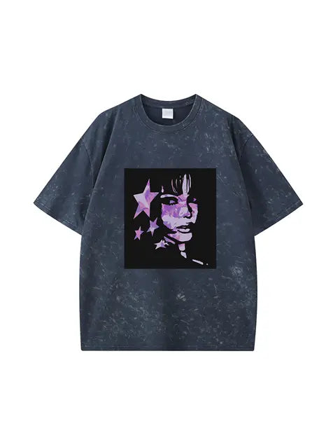 270g Vintage New Life Start Wash Old T-shirt Emma Bridess