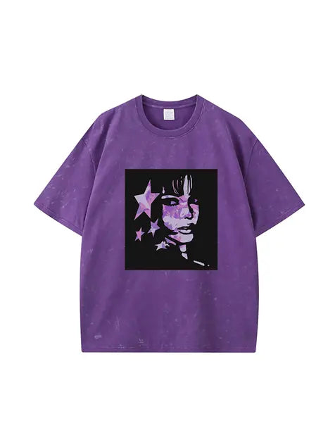 270g Vintage New Life Start Wash Old T-shirt Emma Bridess