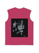 230g Cotton Back Animation Girl Stars Wash Old Sleeveless T-shirt Emma Bridess