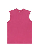 230g Cotton Back Animation Girl Stars Wash Old Sleeveless T-shirt Emma Bridess