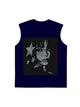230g Cotton Back Animation Girl Stars Wash Old Sleeveless T-shirt Emma Bridess