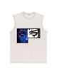 230g Cotton Tears of Blood Wash Old Sleeveless T-shirt Emma Bridess