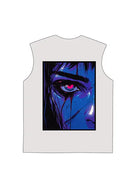 230g Cotton Tears of Blood Wash Old Sleeveless T-shirt Emma Bridess