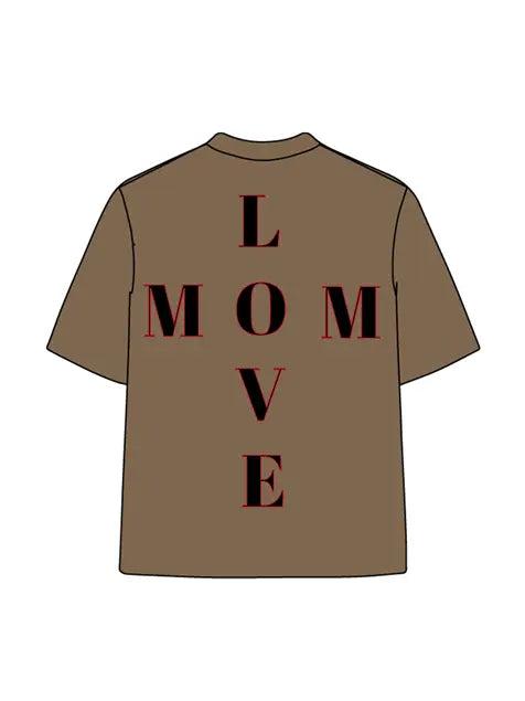 270g Cotton Art Lines Wash Old T-shirt for Mom Emma Bridess