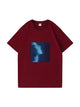 270g Future Electric Wave Man Printed Wash Old Cotton T-shirt Emma Bridess