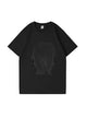 270g Future Electric Wave Kitty Printed Wash Old Cotton T-shirt Emma Bridess