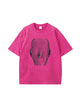 270g Fingerprinted Wash Old Cotton T-shirt Emma Bridess