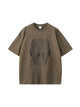 270g Fingerprinted Wash Old Cotton T-shirt Emma Bridess