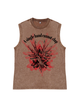 230g The Holy Spirit's Hand Printed Wash Old Cotton Sleeveless T-shirt Emma Bridess